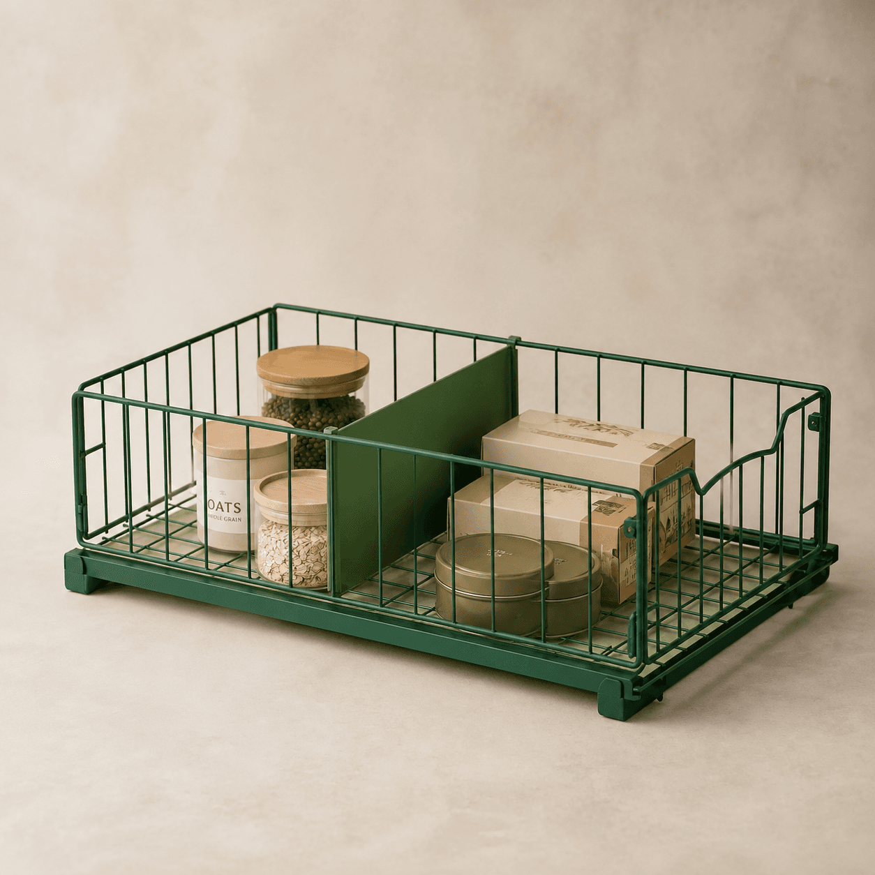 Original editorial render of a Simple Houseware 2-Tier Cabinet Basket